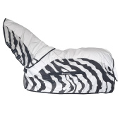 Fliegendecke Buzz-Off Rain Zebra Abnehmbarer Hals Fliegendecke Buzz-Off Rain Zebra Abnehmbarer Hals