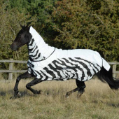 Fliegendecke Buzz-Off Rain Zebra Abnehmbarer Hals Fliegendecke Buzz-Off Rain Zebra Abnehmbarer Hals