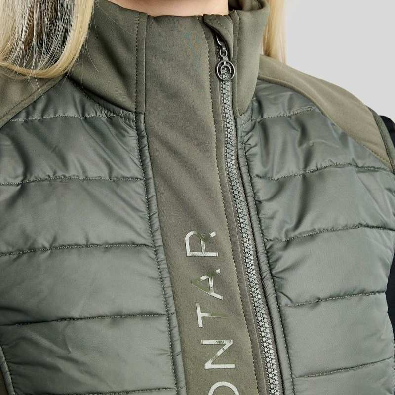 Hybridweste Emma Softshell Forest Green