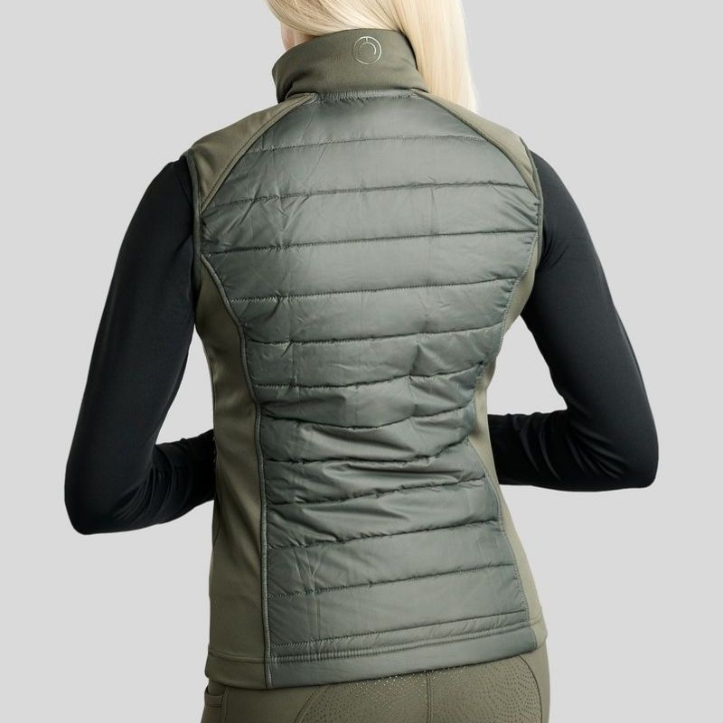 Hybridweste Emma Softshell Forest Green