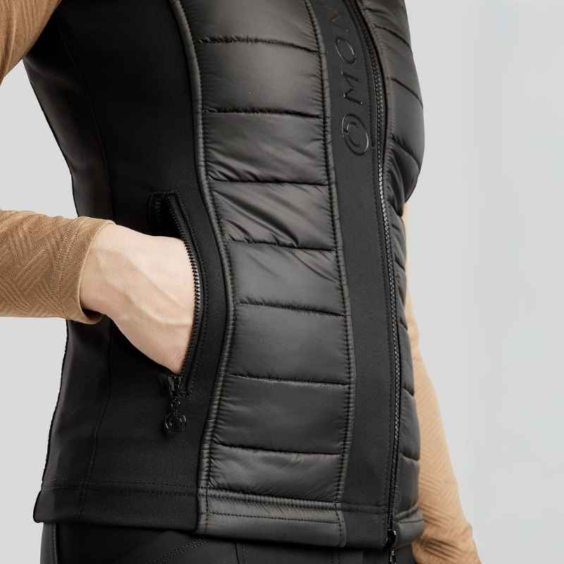 Hybridweste Emma Softshell Schwarz