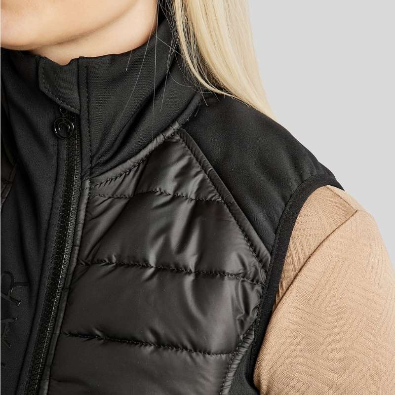 Hybridweste Emma Softshell Schwarz