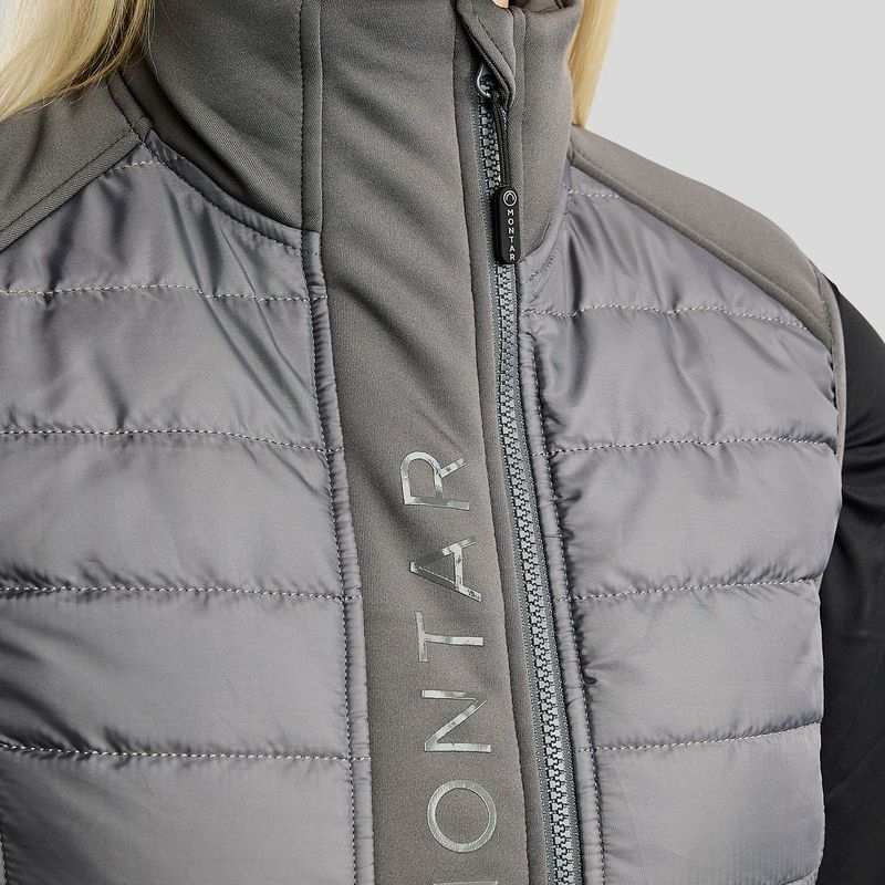 Hybridweste Emma Softshell Grau