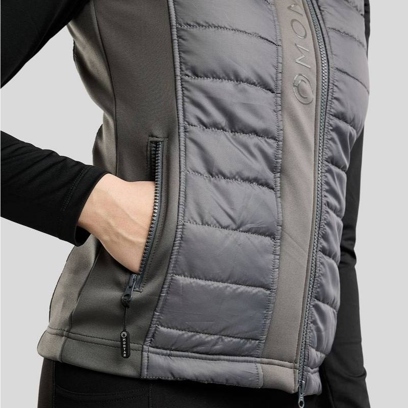 Hybridweste Emma Softshell Grau