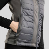Hybridweste Emma Softshell Grau Hybridweste Emma Softshell Grau