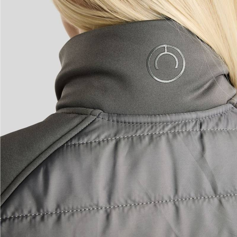 Hybridweste Emma Softshell Grau