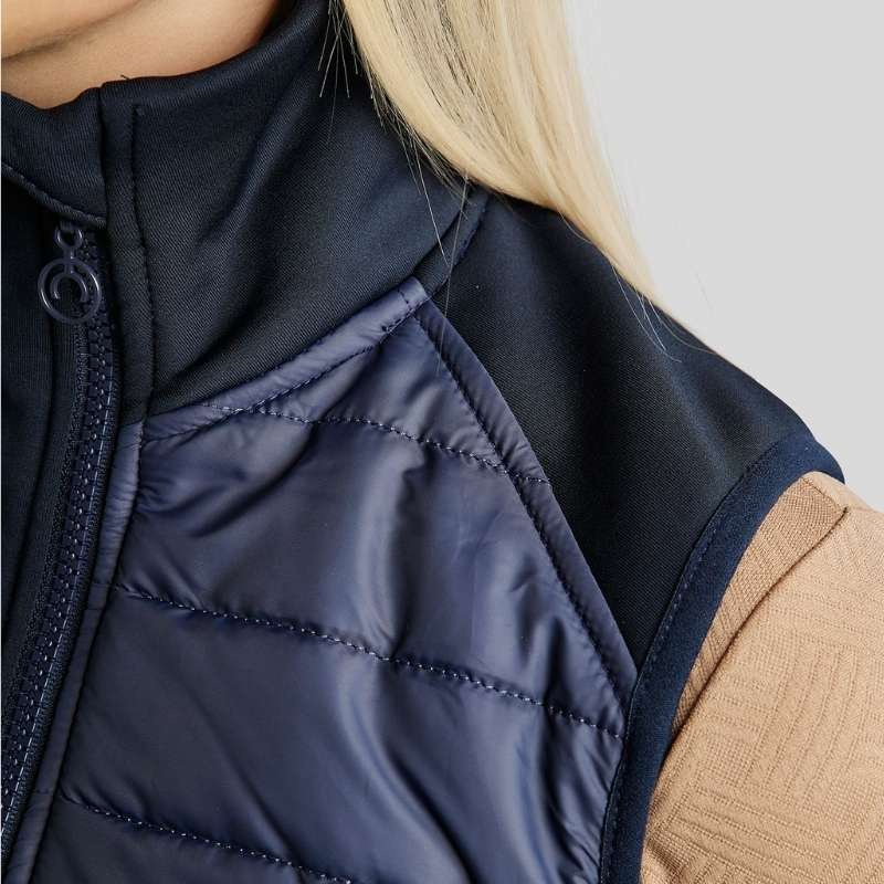 Hybridweste Emma Softshell Marineblau