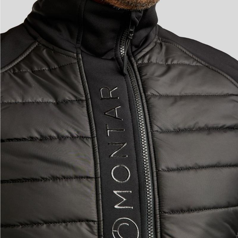 Hybridweste Herren Emanuel Softshell Schwarz
