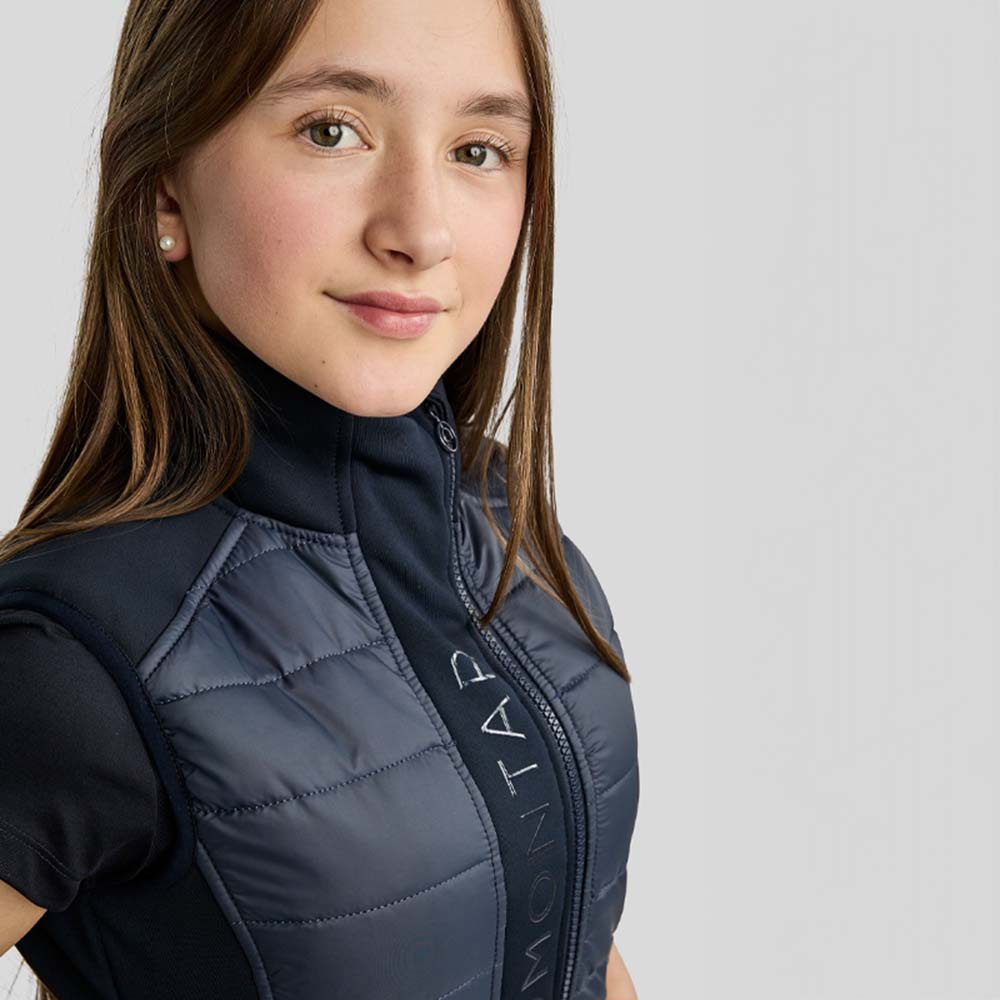 Hybridweste Kinder/Junior Emma Softshell Marineblau
