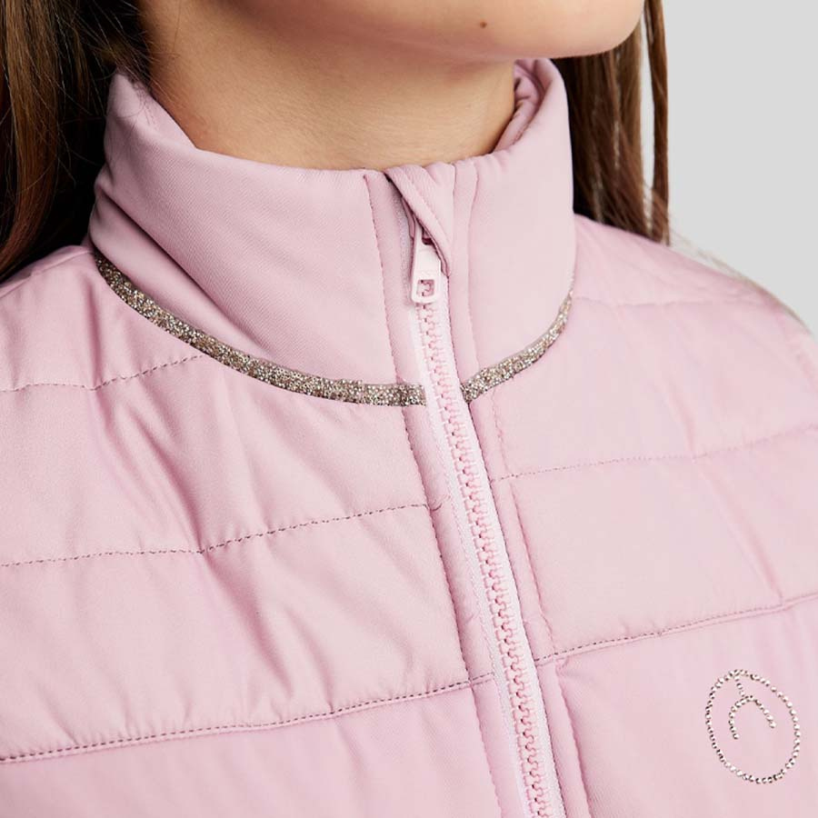 Hybridweste Kinder/Junior MoLila Softshell Champagne Crystal Tape Candy Pink