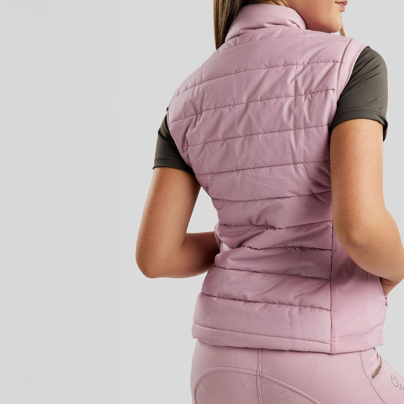 Hybridweste Kinder/Junior MoLila Softshell Champagne Crystal Tape Candy Pink