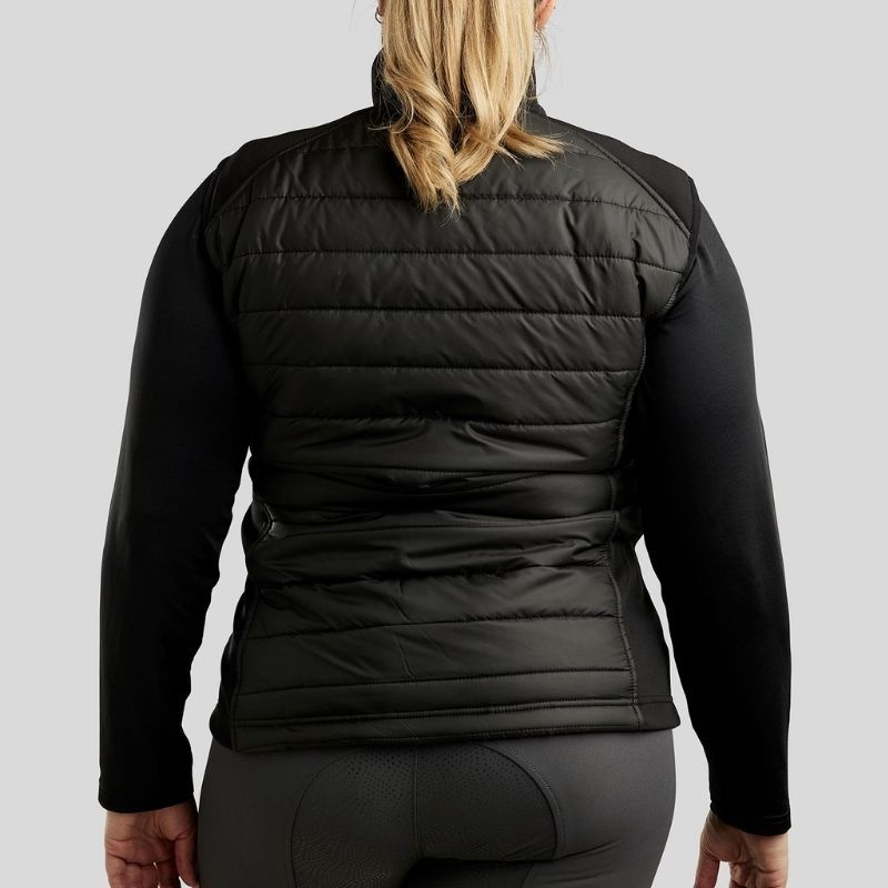 Hybridweste Emma Softshell Curve Schwarz