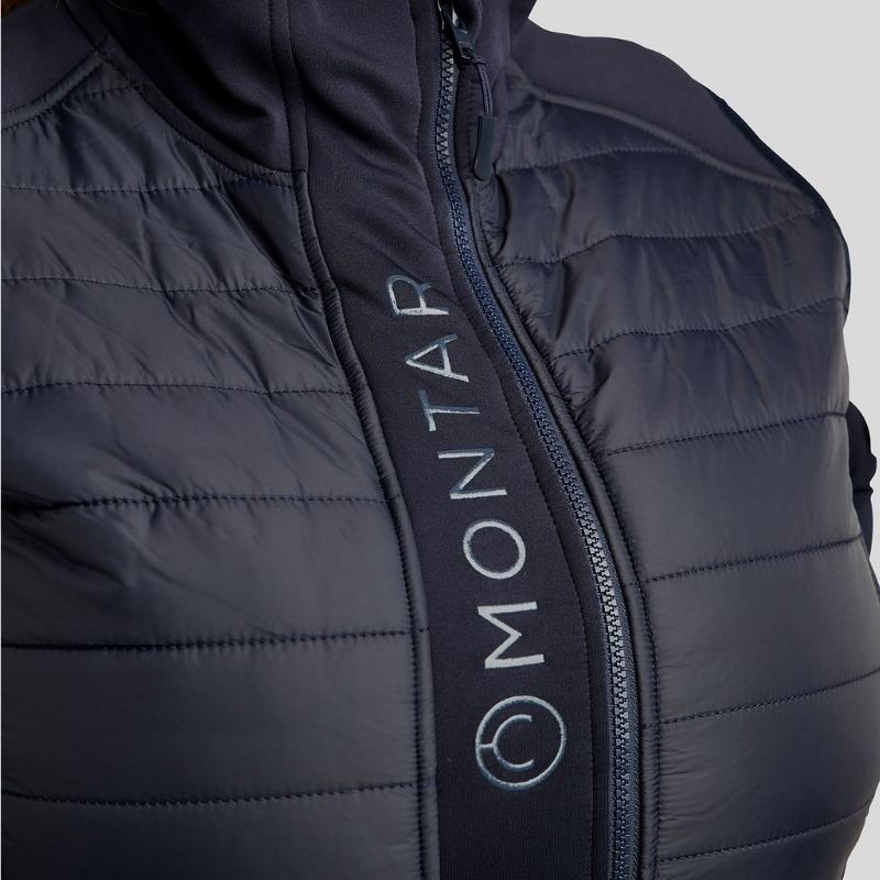Hybridweste Emma Softshell Curve Marineblau