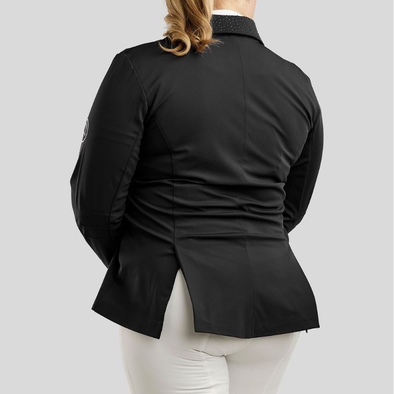Turnierjacket Bonnie Crystals Curve Schwarz