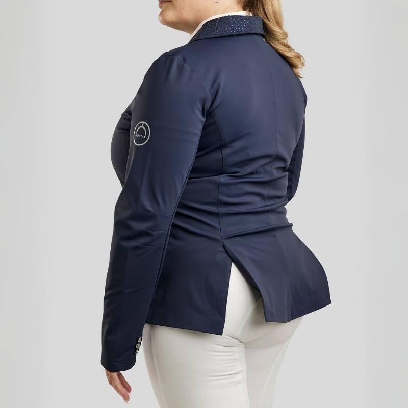 Turnierjacket Bonnie Crystals Curve Marineblau