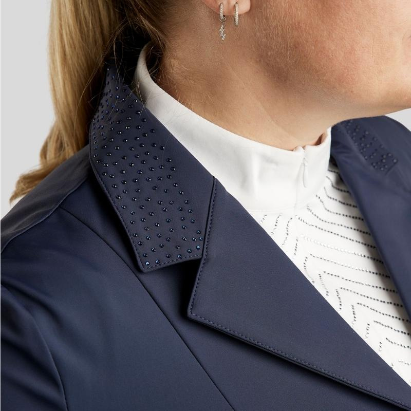 Turnierjacket Bonnie Crystals Curve Marineblau