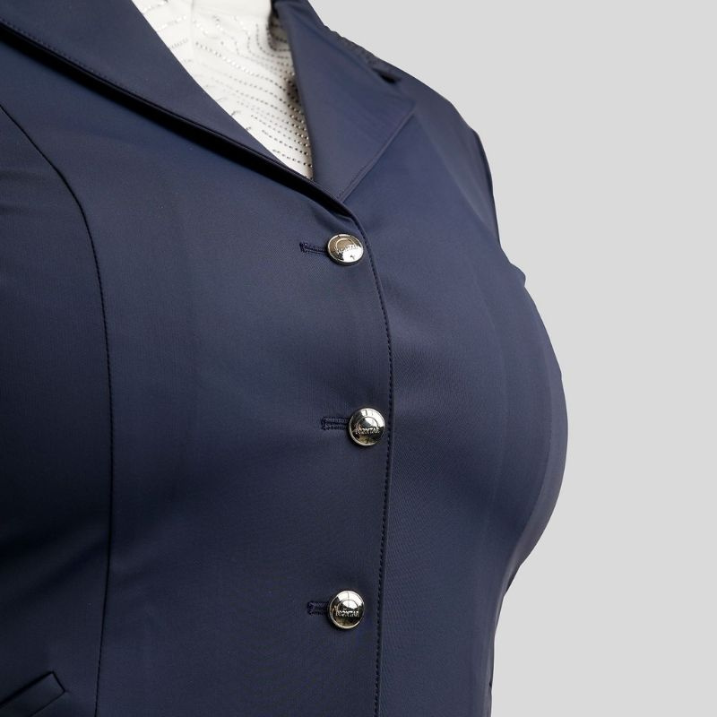 Turnierjacket Bonnie Crystals Curve Marineblau