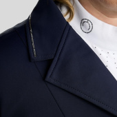 Turnierjacket MoFlair Softshell Gun Metal Crystals Curve Marineblau Turnierjacket MoFlair Softshell Gun Metal Crystals Curve Marineblau