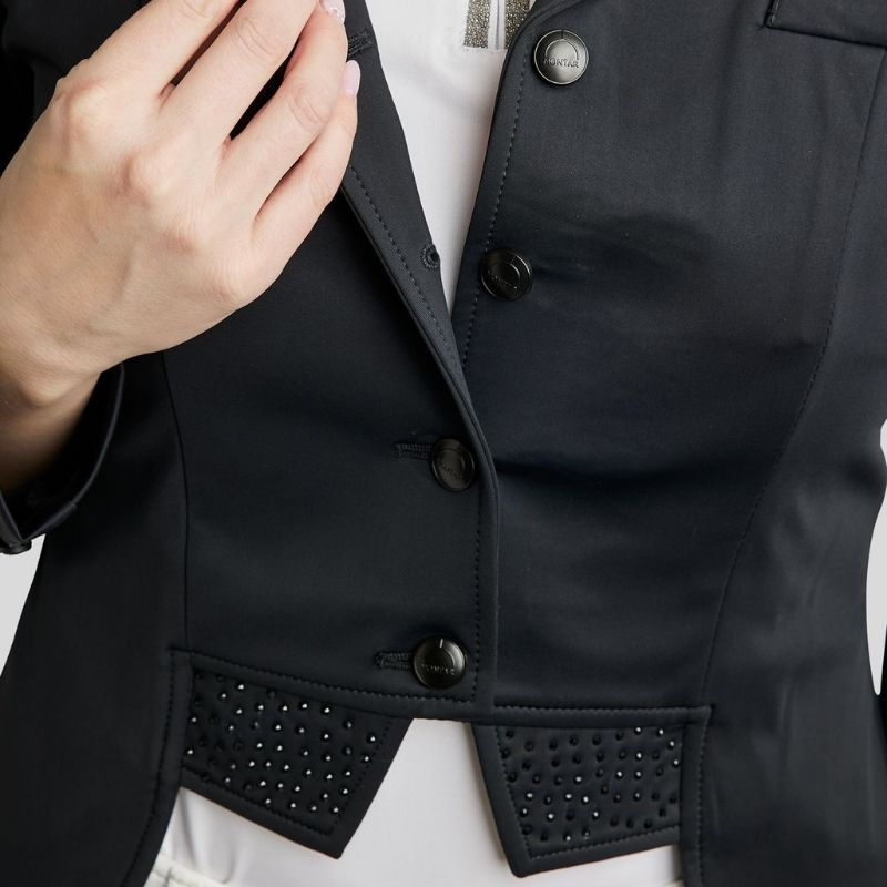 Kurzer Dressurfrack Softshell Schwarz
