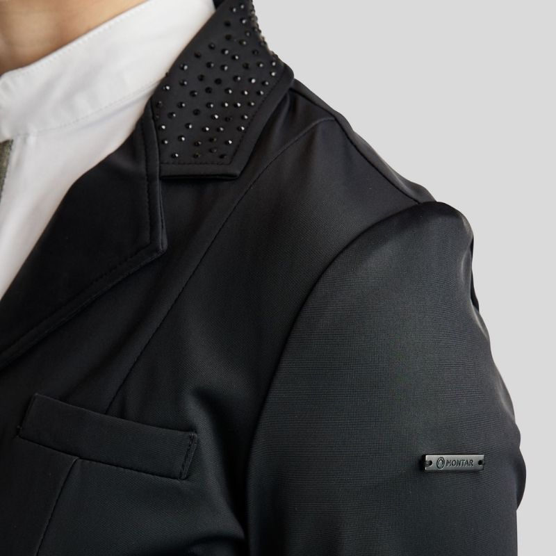 Kurzer Dressurfrack Softshell Schwarz