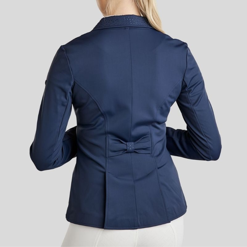 Kurzer Dressurfrack Softshell Marineblau