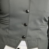 Kurzer Frack MoKylie Softshell Gun Metal Crystals Grau Kurzer Frack MoKylie Softshell Gun Metal Crystals Grau