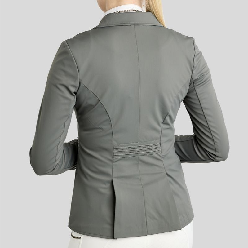Kurzer Frack MoKylie Softshell Gun Metal Crystals Grau