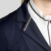 Kurzer Frack MoKylie Softshell Gun Metal Crystals Marineblau Kurzer Frack MoKylie Softshell Gun Metal Crystals Marineblau