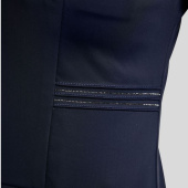 Kurzer Frack MoKylie Softshell Gun Metal Crystals Marineblau Kurzer Frack MoKylie Softshell Gun Metal Crystals Marineblau