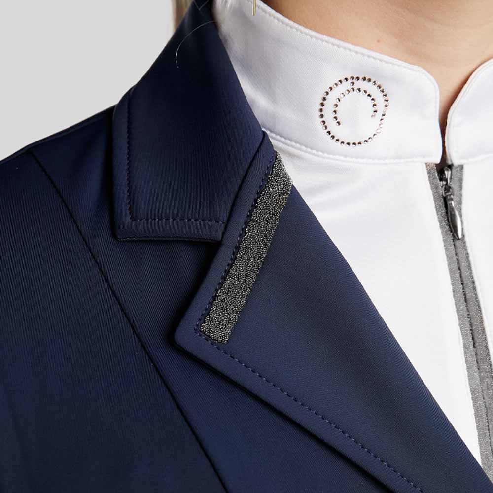 Turnierjacket MoGloria Softshell Caviar Tape Marineblau