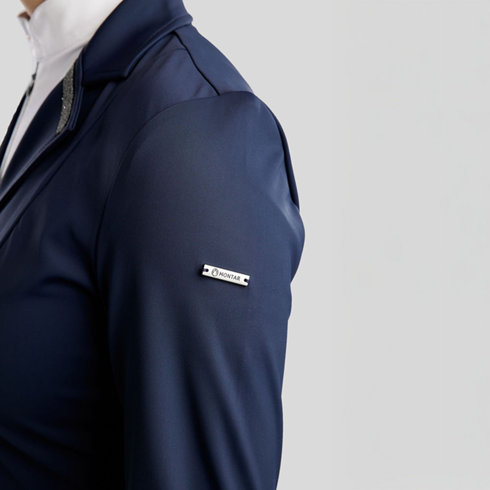 Turnierjacket MoGloria Softshell Caviar Tape Marineblau