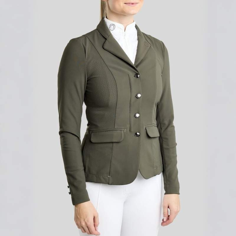 Turnierjacket MoZida Refined Lasercut Forest Green