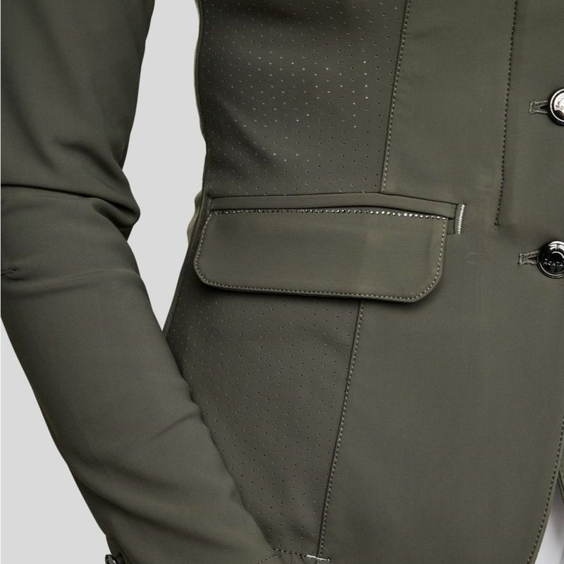 Turnierjacket MoZida Refined Lasercut Forest Green
