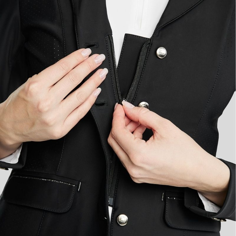 Turnierjacket MoZida Refined Lasercut Schwarz