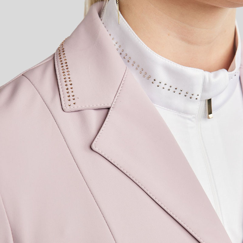 Turnierjacket MoBlair Softshell Champagne Crystals Cheeky Pink