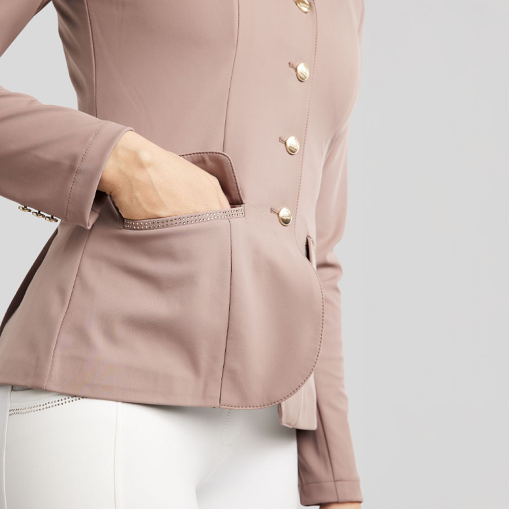 Turnierjacket MoBlair Softshell Champagne Crystals Blush
