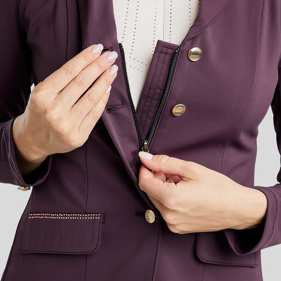 Turnierjacket MoBlair Softshell Champagne Crystals Fig