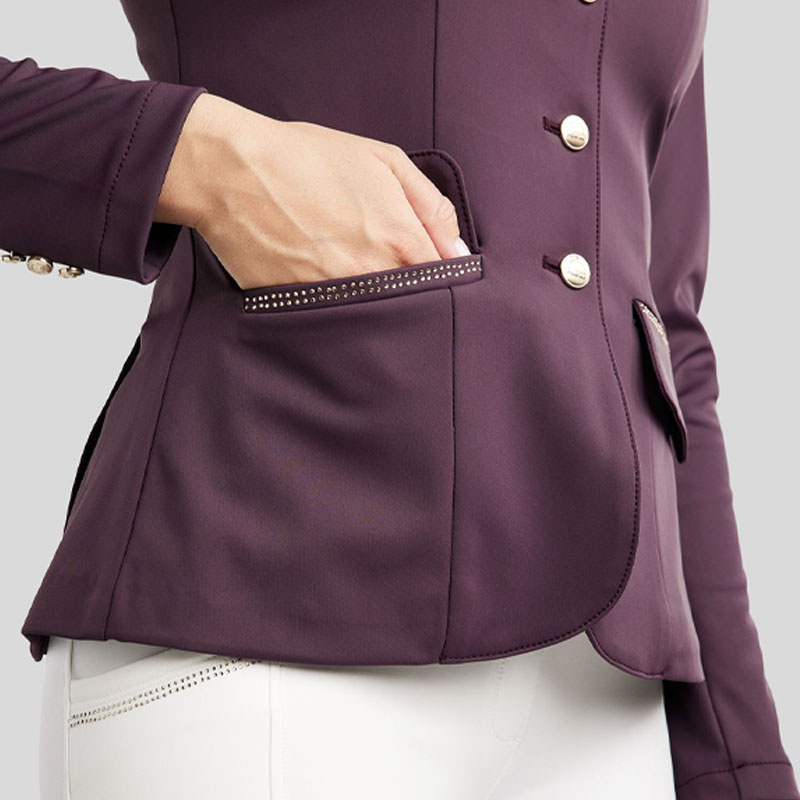 Turnierjacket MoBlair Softshell Champagne Crystals Fig