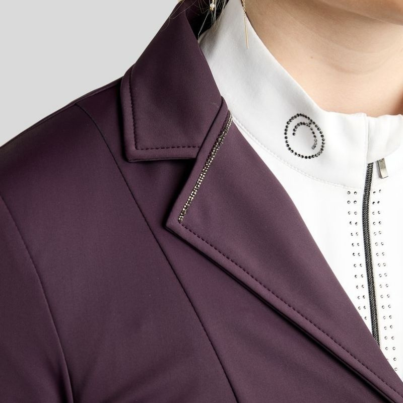 Turnierjacket MoKira Softshell Gun Metal Crystals Fig