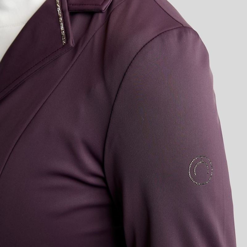 Turnierjacket MoKira Softshell Gun Metal Crystals Fig