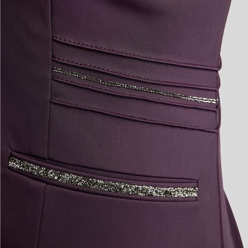 Turnierjacket MoKelly Softshell Gun Metal Crystals Fig
