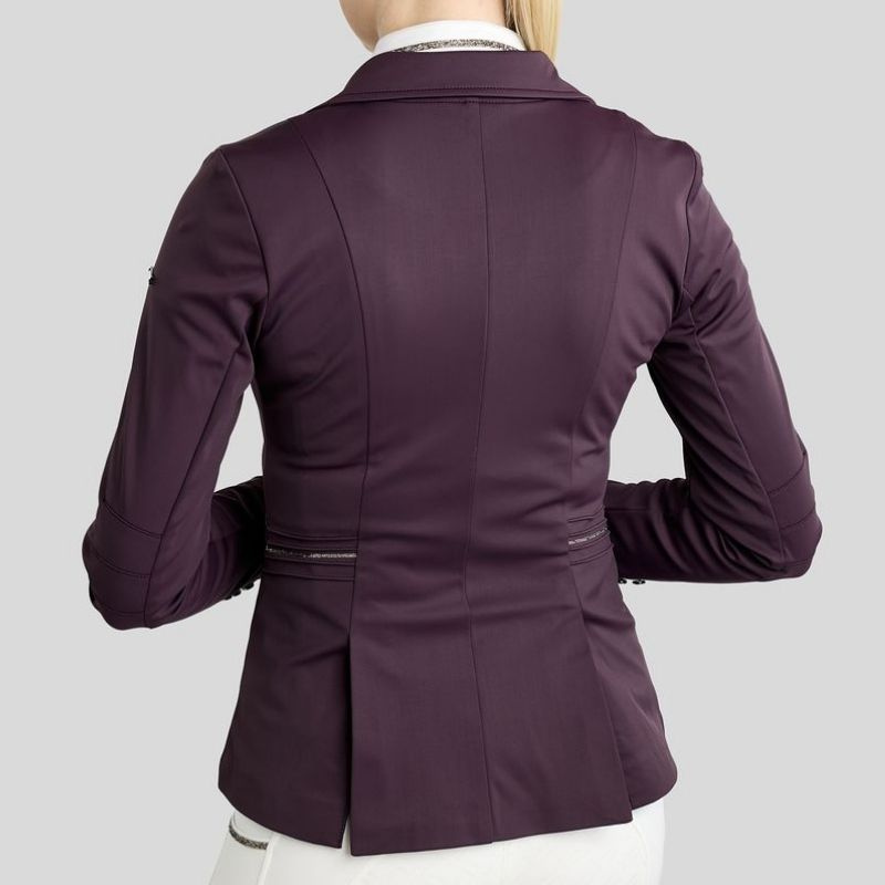 Turnierjacket MoKelly Softshell Gun Metal Crystals Fig