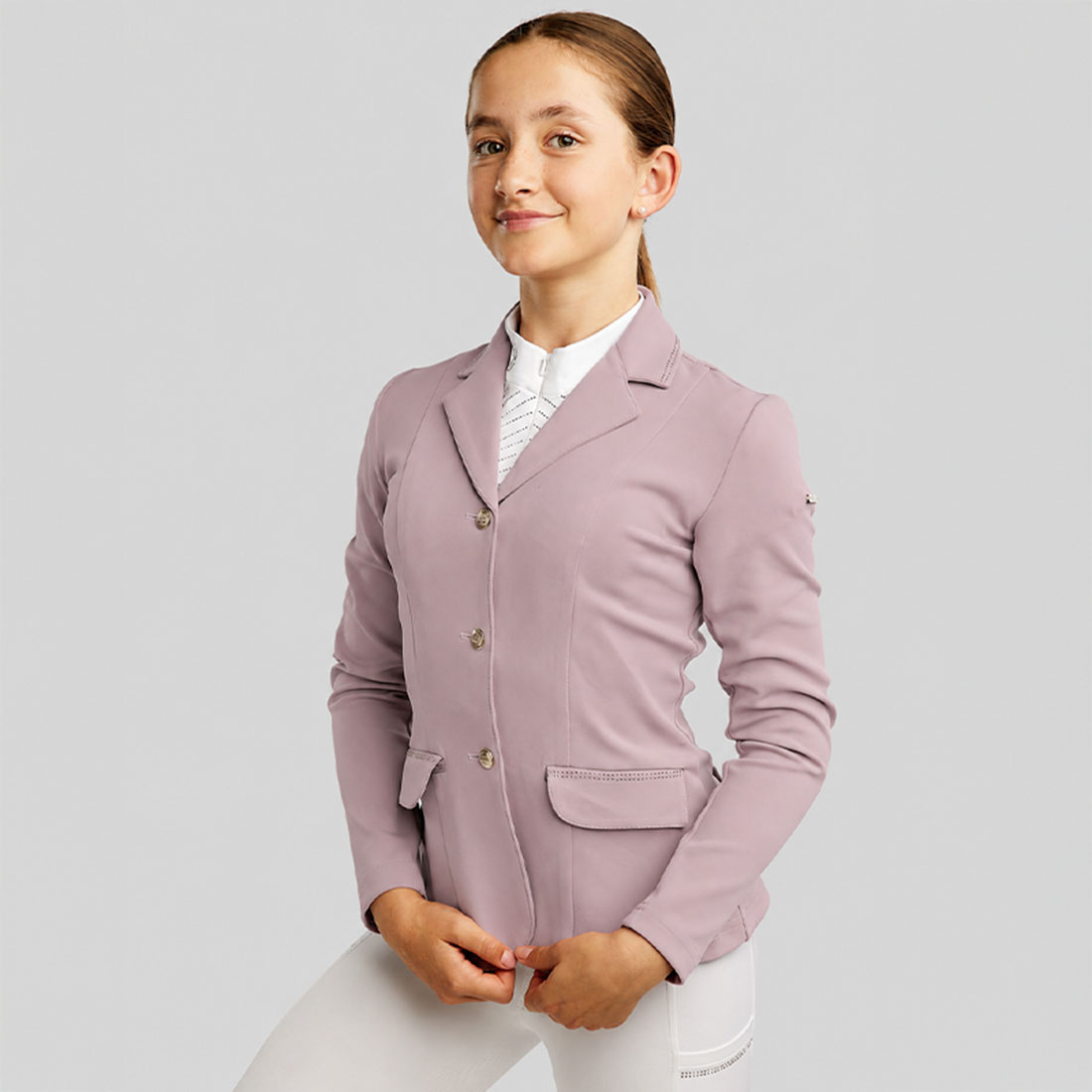 Turnierjacket Kinder/Junior MoBlair Champagne Crystals Cheeky Pink
