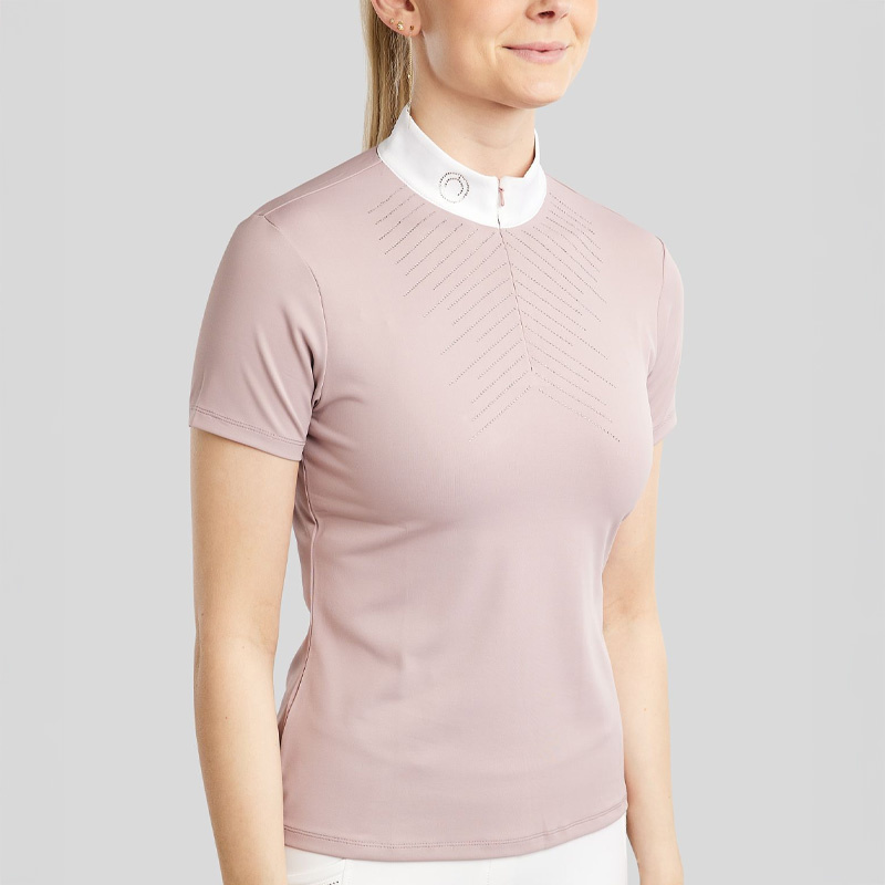 Turniershirt MoSparkle Champagne Crystals Blush