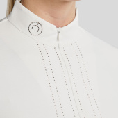 Turniershirt MoVioletta Champagne Crystals Weiß Turniershirt MoVioletta Champagne Crystals Weiß