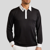 Herren-Turniershirt MoWill Long Sleeve Schwarz Herren-Turniershirt MoWill Long Sleeve Schwarz