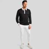 Herren-Turniershirt MoWill Long Sleeve Schwarz Herren-Turniershirt MoWill Long Sleeve Schwarz