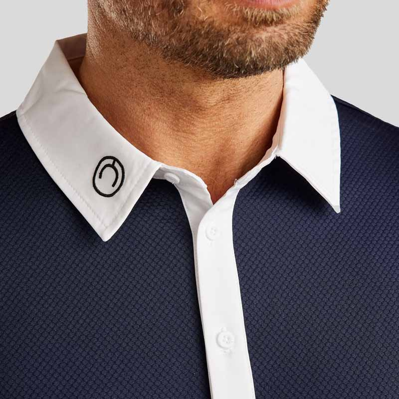 Herren-Turniershirt MoWill Long Sleeve Marineblau