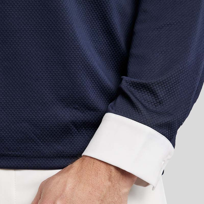 Herren-Turniershirt MoWill Long Sleeve Marineblau