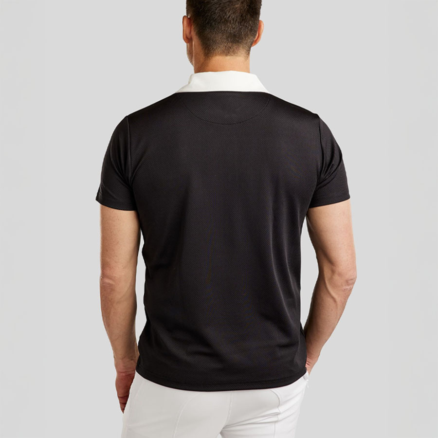 Herren-Turniershirt MoWill Short Sleeve Schwarz